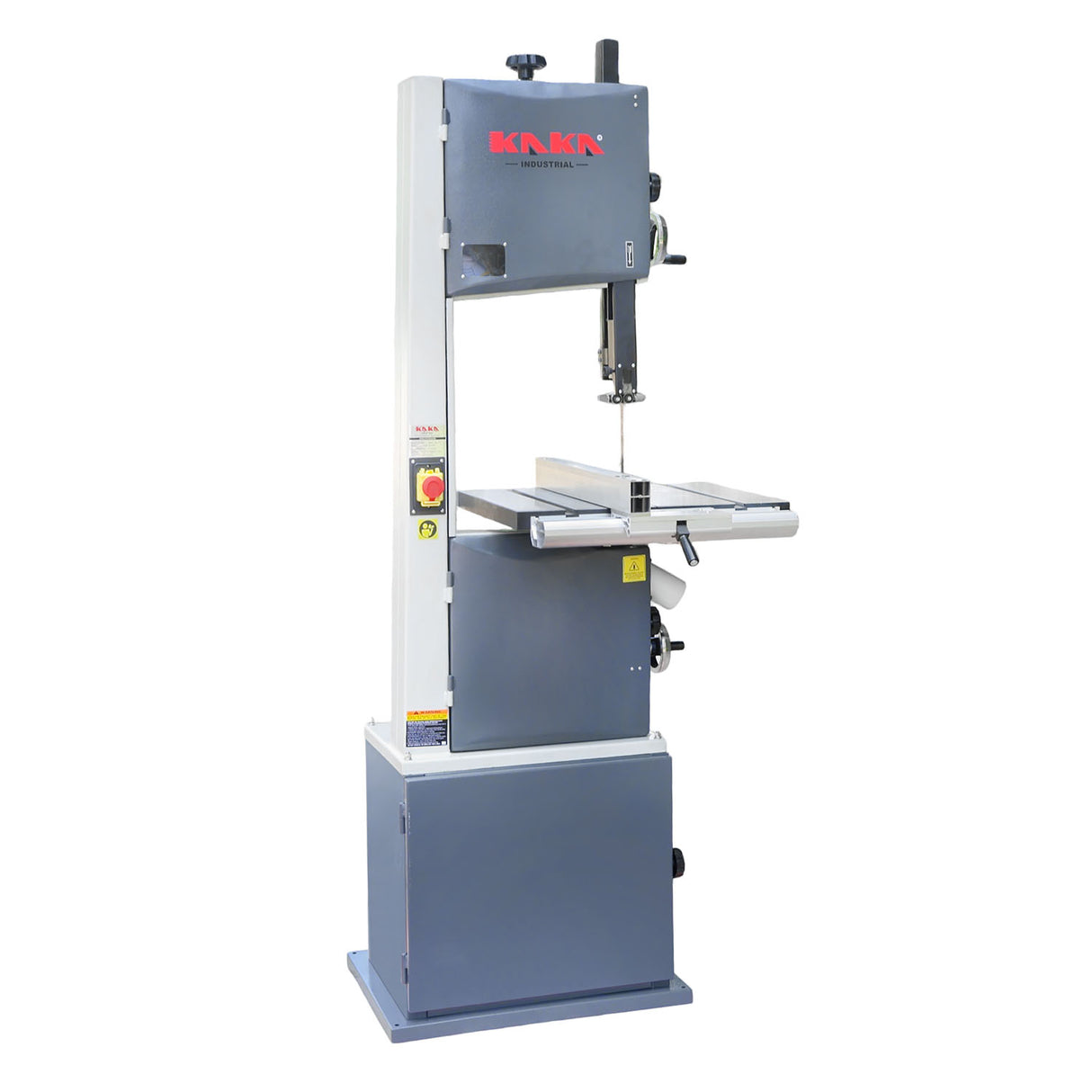 Wood Vertical Band Saw WBS-14, 240V Motor Saw Cutting Machine with Storage Cabinet Base