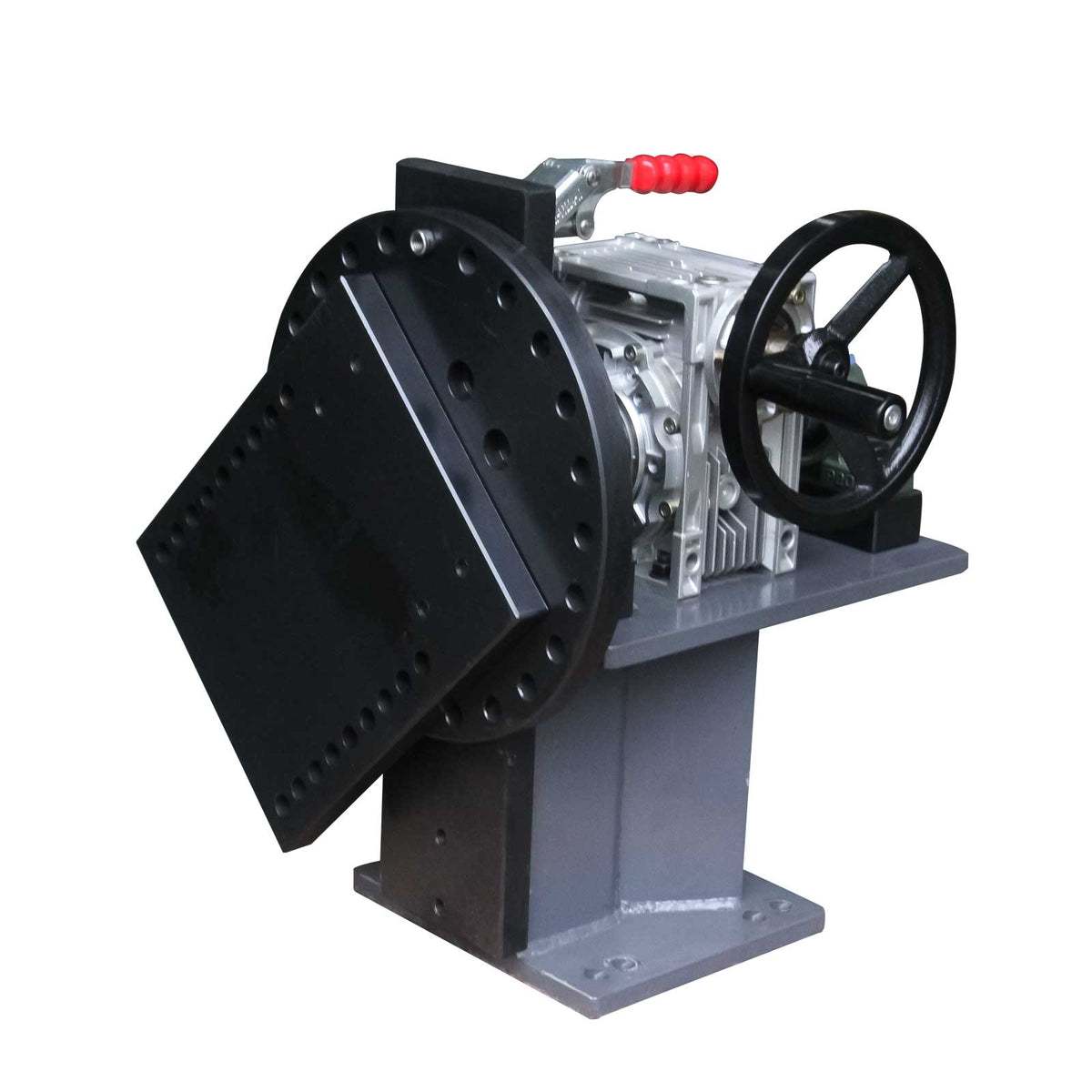 Mini Rotary Welding Positioner 136kg, Manual Worm Gear Drive, 15° Locking, WT-600x450 Welding Table Fixture