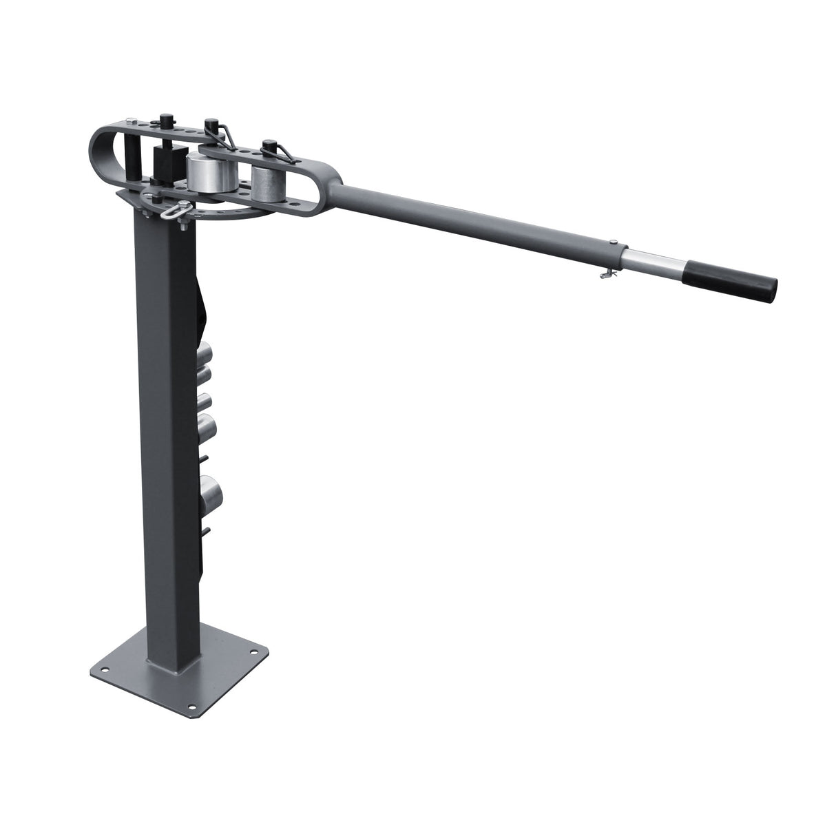 Floor Type Compact Metal Bar Bender YP-38, Flat Bar Bender Max. Bend 200 Degrees, Flat Bar Radius Bender