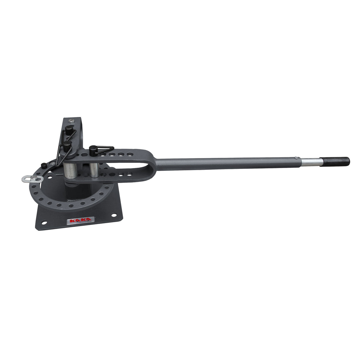 Bench-Top Metal Bender YP-9, Manual Flat Bar Bender with 7 Dies, Up to 200 Degrees Bender