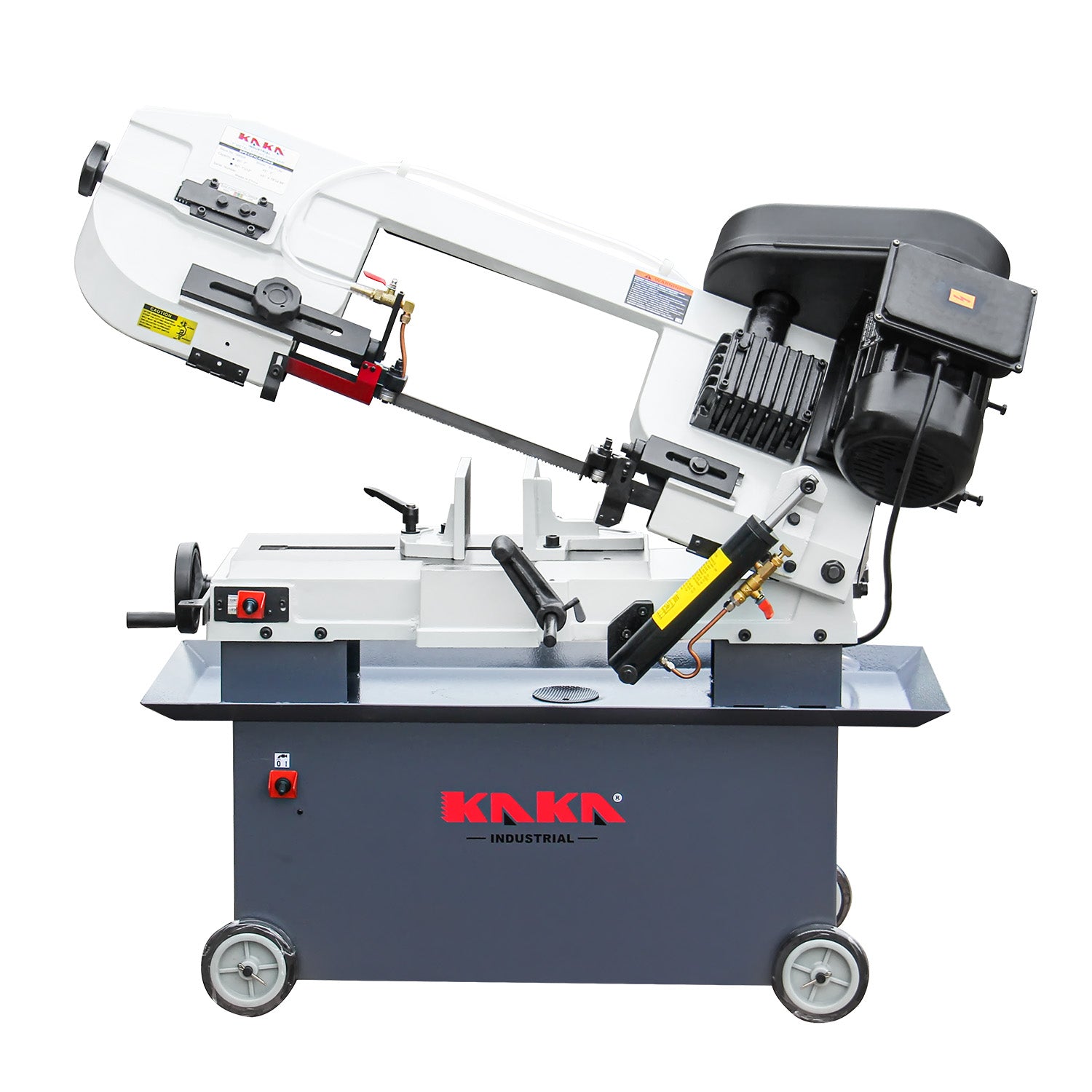 KANG Industrial Horizontal Band Saw 178mmx305mm Capacity BS-712N,  4 step blade speeds belt driven,  240V Motor Swivel Vice Saw Machine
