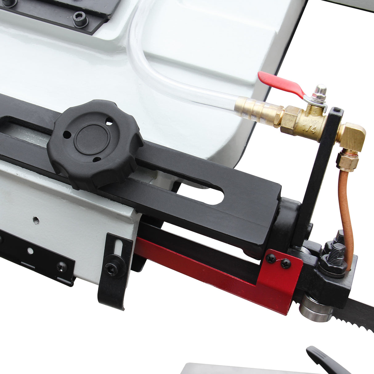 KANG Industrial Horizontal Band Saw 178mmx305mm Capacity BS-712N,  4 step blade speeds belt driven,  240V Motor Swivel Vice Saw Machine