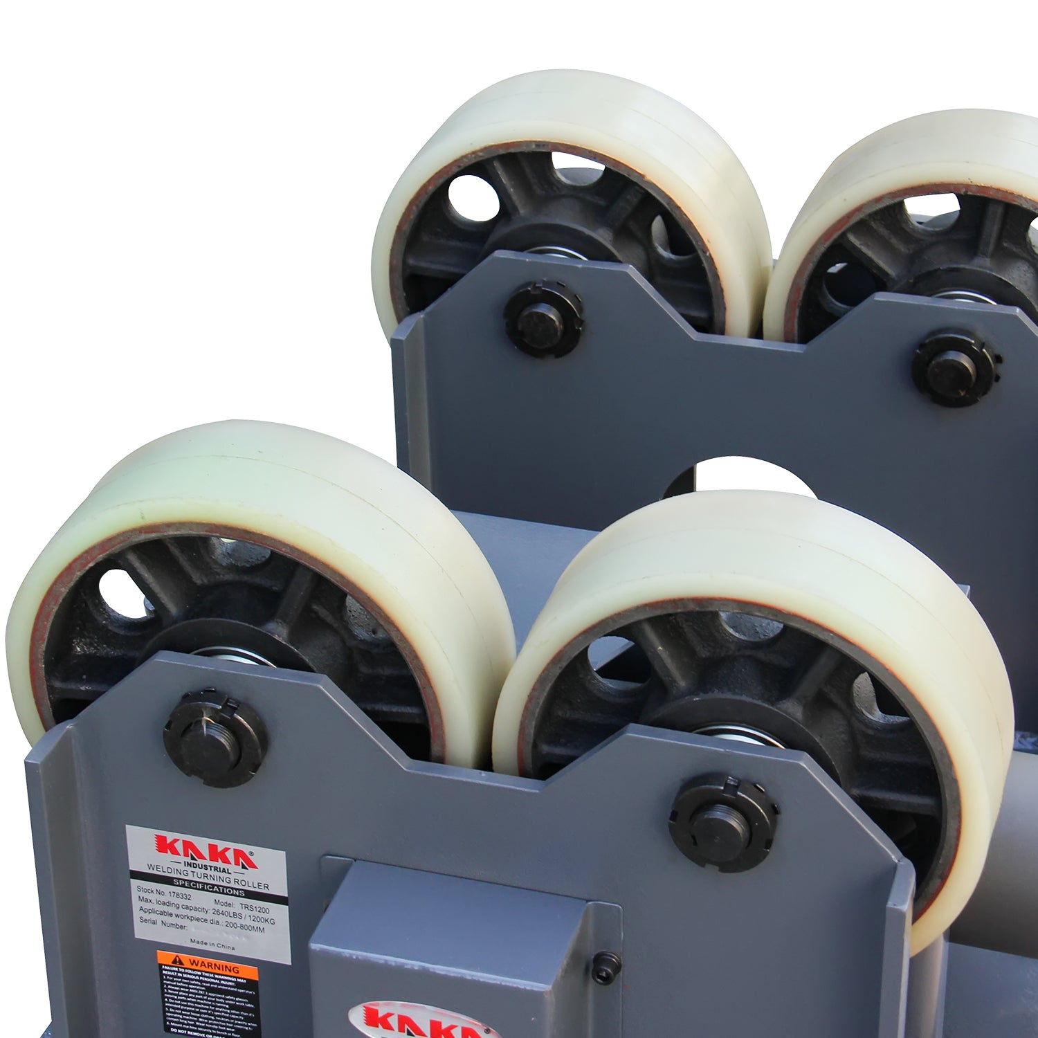 KANG Industrial TRS1200 Motorised Welding Turning Roller, 1200kg Loading Capacity, 20-800mm Diameter Welding Positioner