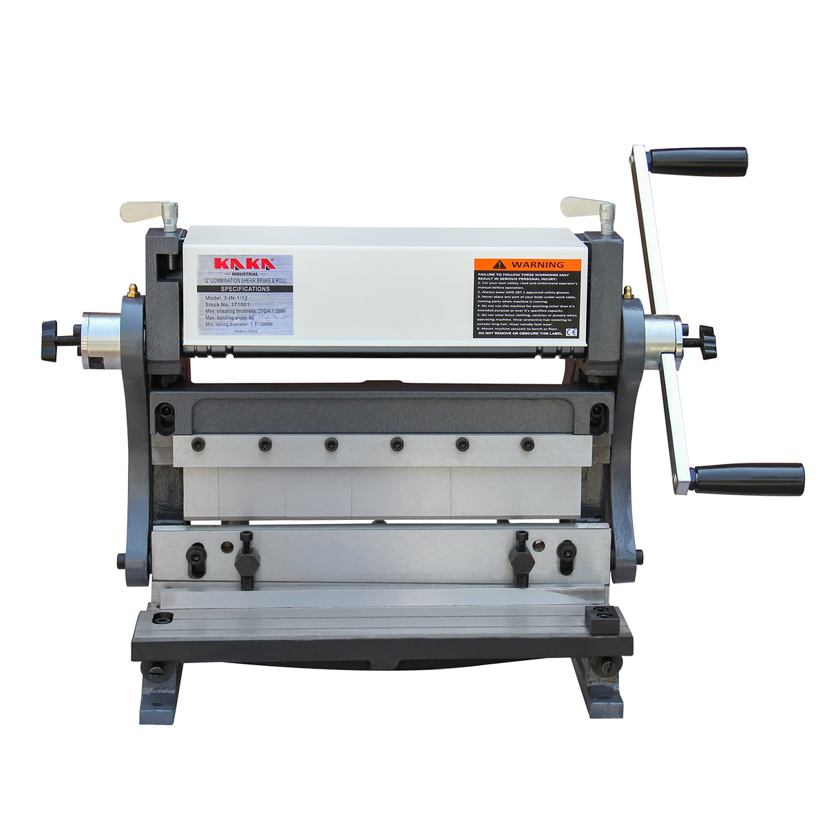 KANG Sheet Metal Guillotine, Brake & Rolling, 305mm width