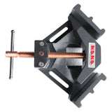 Angle Clamp AC-100, Solid Construction, 90 Degree Welding Angle Clamp, Heavy-Duty Cast-Iron Angle Clamp Vice