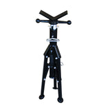 Folding Leg Pipe Stand APJ-1 with V-Head,  Heavy Duty 1100kg Capacity, Adjustable Height 710–1300mm, Portable Pipe Support