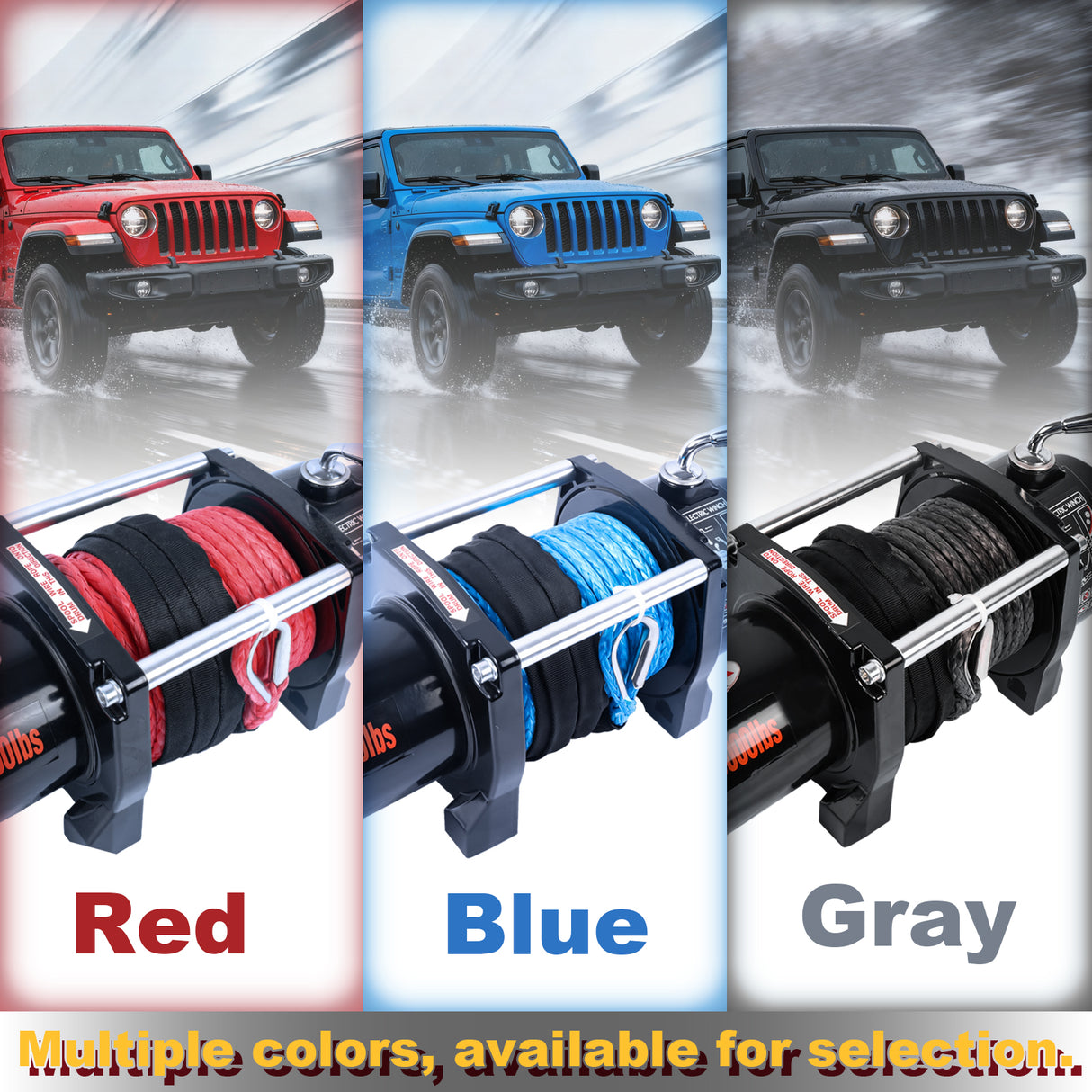 Kang Industrial Electric Winch ATW-6000S, 6000LB Electric Winch for 4x4 Offroad