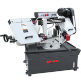 KANG Industrial BS-1018R 254mm Horizontal Bandsaw, Metal Cutting Band Saw, Swivel Saw Frame Between 45° and 90° Solid Design, 415V