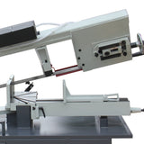 KANG INDUSTRIAL BS-1018T,  260mm Round Bar Cutting Band Saw, Dual Miter Saw Frame Cutting Bandsaw, 240V Motor