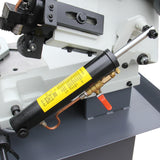 Metal Cutting Saw BS-912B Horizontal Bandsaw, 178mmx305mm Metal Cutting Saws, 4 Steps Blade Speeds Metal Band Saw, 240V Power