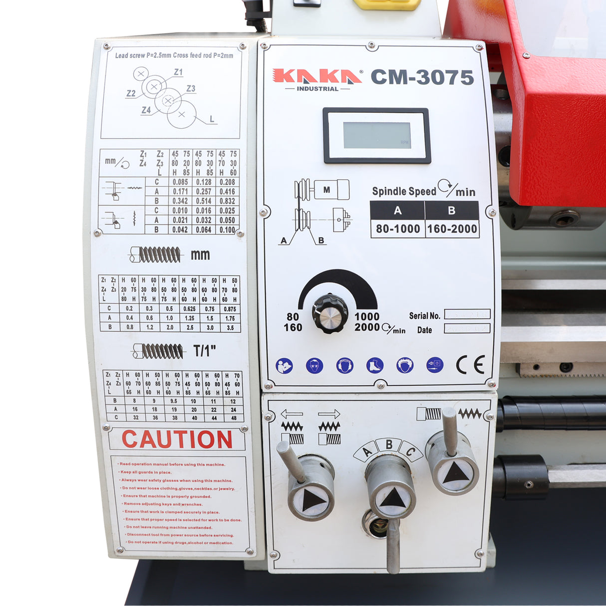 Turn Lathe & Mill Drill CM3075, Variable Speed Multi-Function Lathe