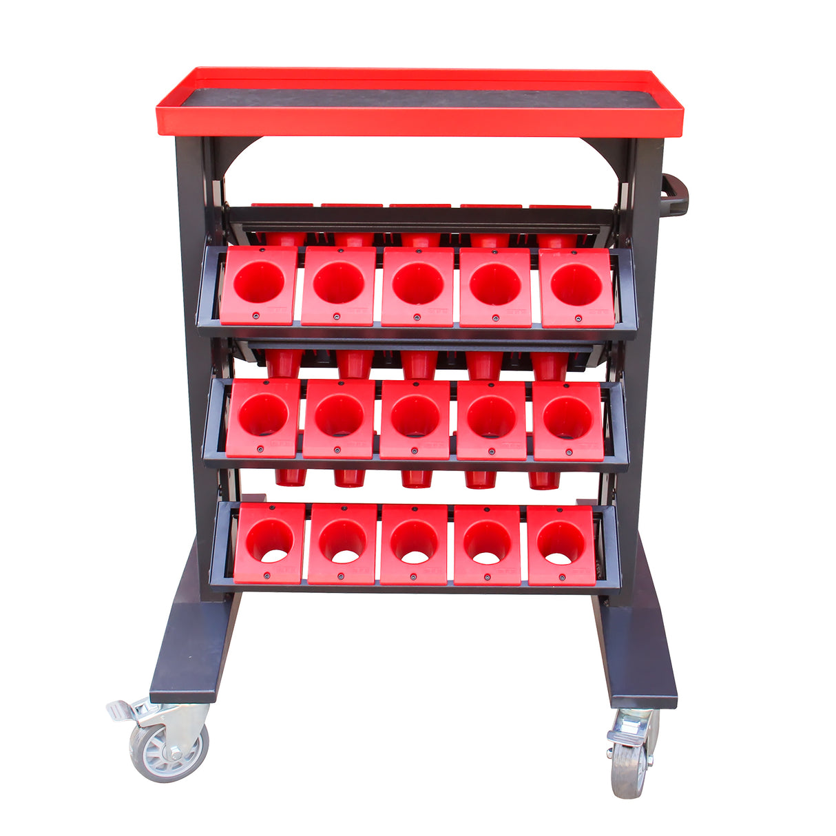 CNC Tool Trolley DJC-950C, Mobile Tool Cart for BT50 Holders,  30 Holders Storage Capacity
