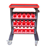 CNC Tool Trolley DJC-950C, Mobile Tool Cart for BT50 Holders,  30 Holders Storage Capacity