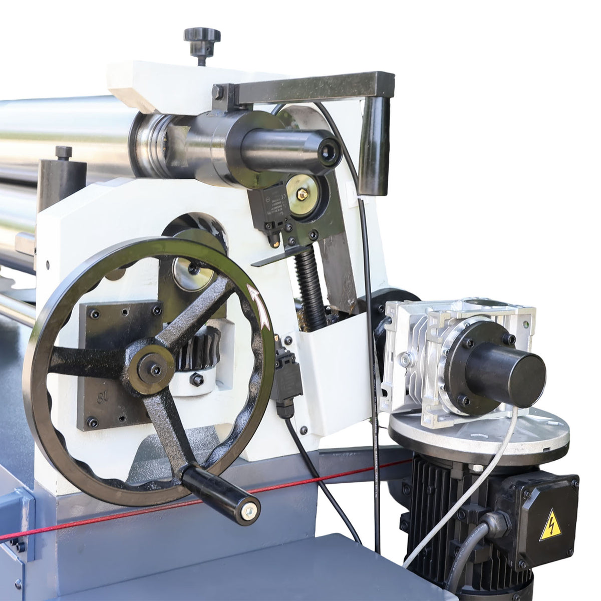 Motorised Plate Curving Roller ESR-5108E, 1300x4.5mm Motorised Plate Roll Curving Machine