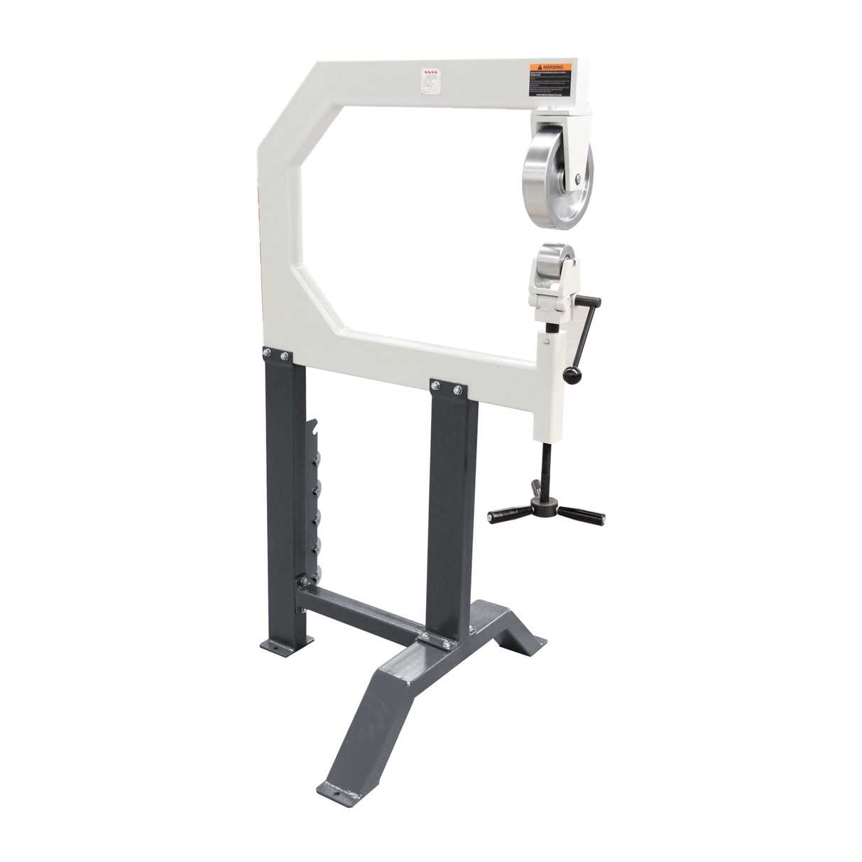 WORKS WITH A VARIETY OF MATERIALS: This machine can handle up to 18 gauge in mild steel and 14 gauge in aluminum, making it perfect for a variety of projects.