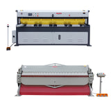 Pack Sale! Hydraulic Guillotine Shear HQ11-9809B, Hydraulic Panbrake Folder HW-9610 for Medium Gauge Sheet, Sheet Metal Fabrication