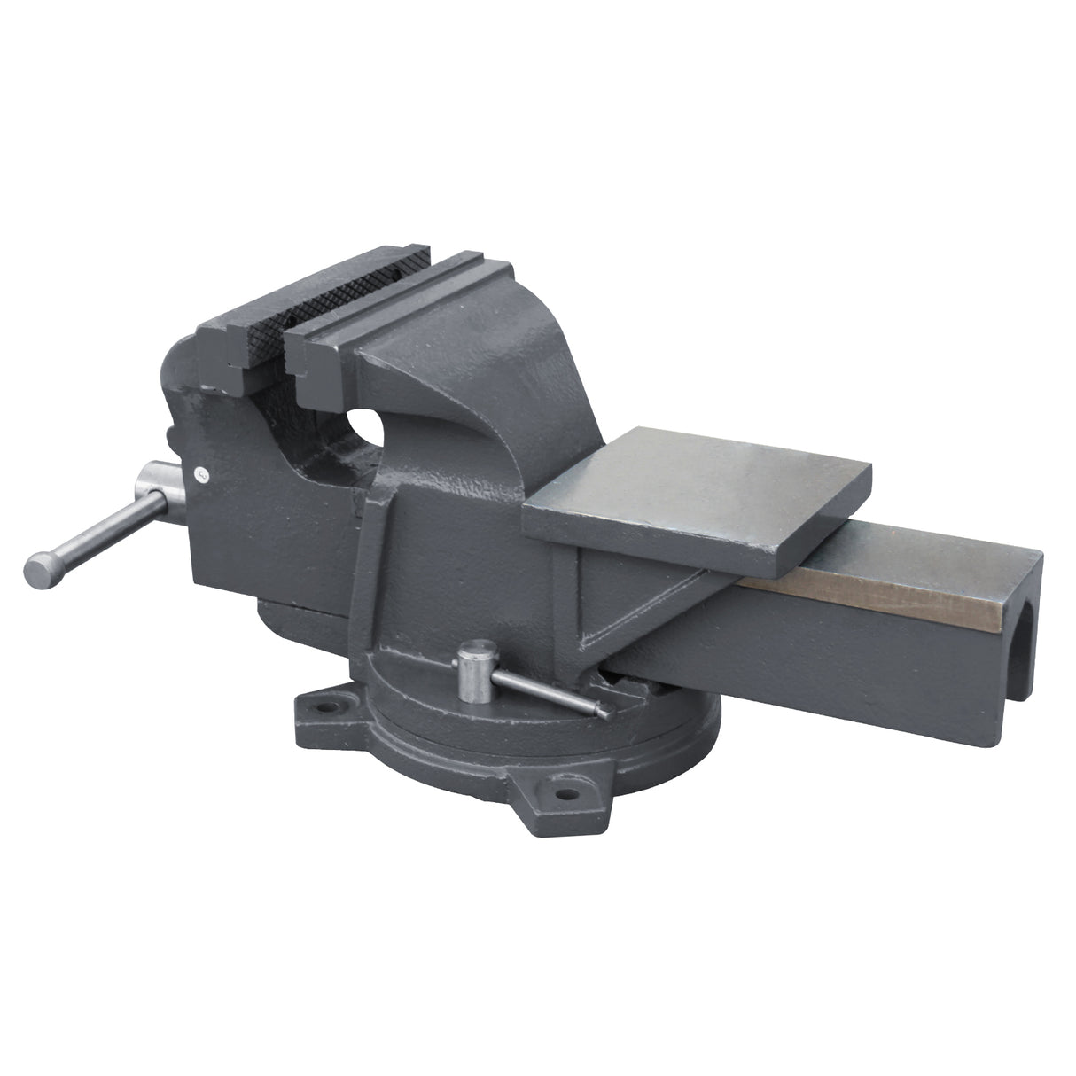 200mm Bench Vice HIS-200, Heavy Duty Swivel Base with Large Anvil, Workholding Vice