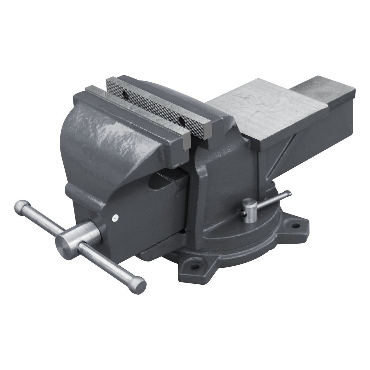 200mm Bench Vice HIS-200, Heavy Duty Swivel Base with Large Anvil, Workholding Vice