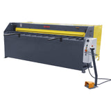 Hydraulic Guillotine HQ01-9816B, 2500mm x 1.6mm Capacity, Vertical Slide Shearing Machine with Roving Foot Pedal, Back Gauge & Safety Laser Lights, Industrial Metal Fabrication