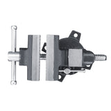 100mm Bench Vice HVS-100, Heavy-Duty Swivel Base Utility Vice for Workbench, Woodworking, Pipe & Home DIY Projects