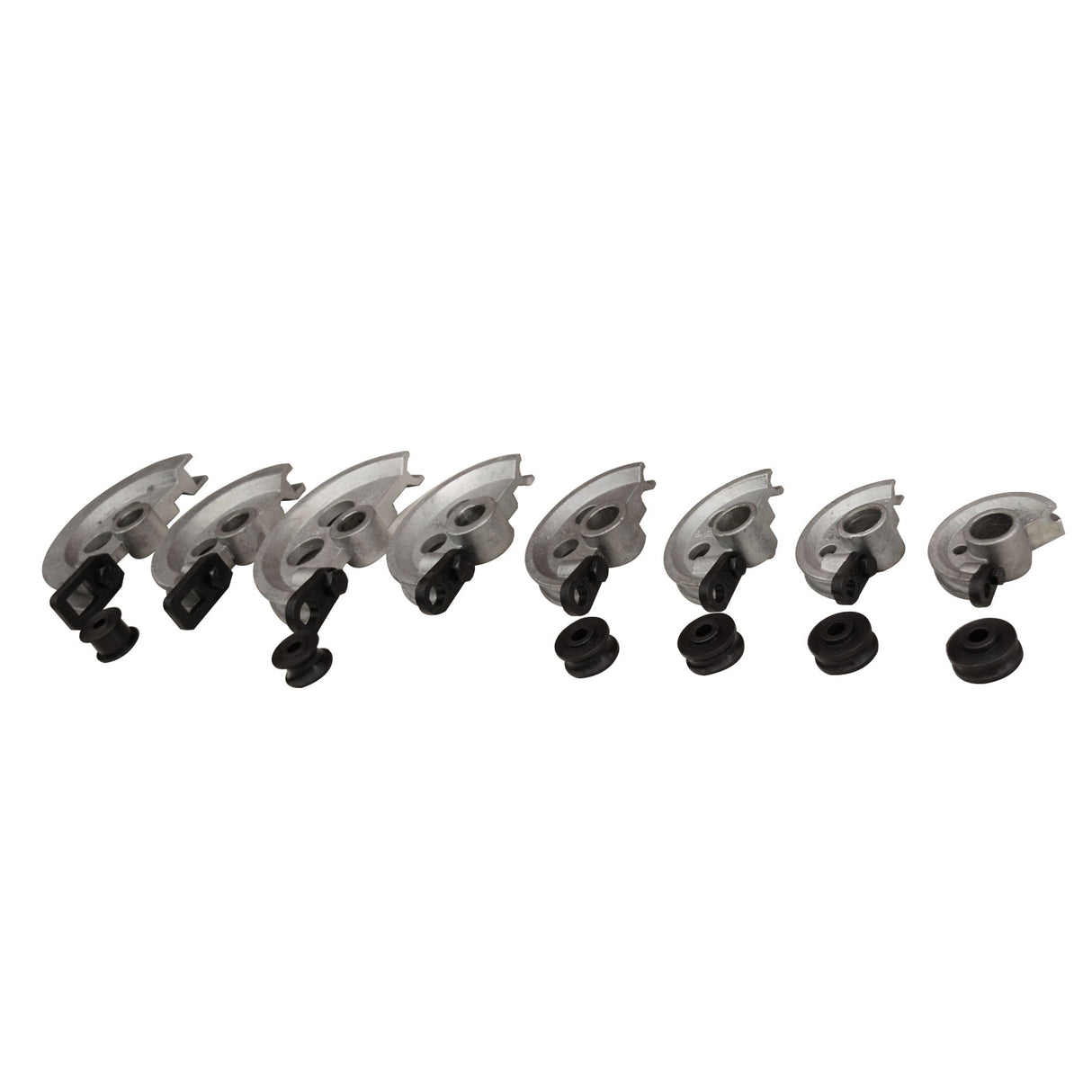 Manual Pipe & Tube Bender MY-22, 180° Bends, 8 Dies Included for Round & Square Tubes