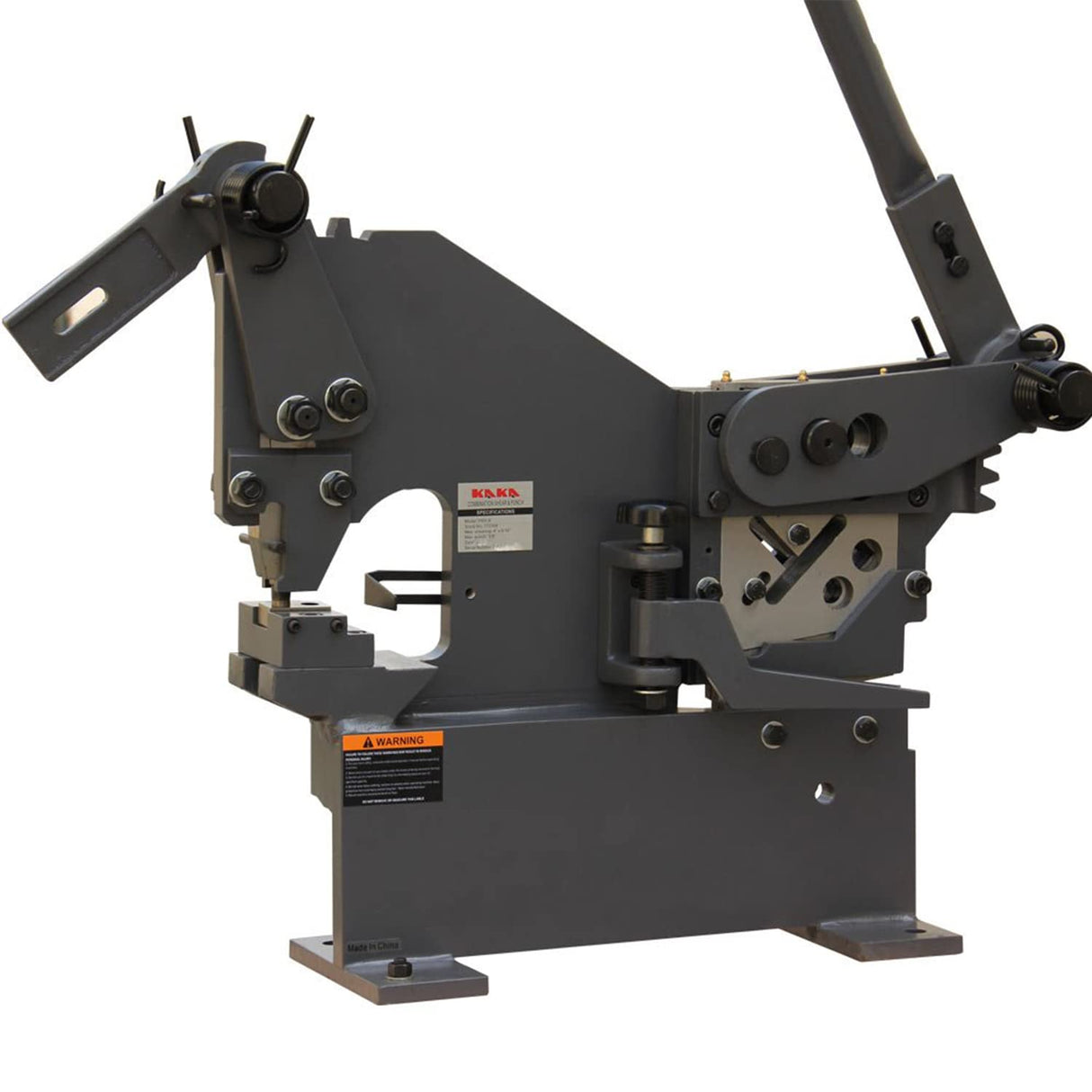 KANG Industrial PBS-9 Manual IronWorker, Manual Ironworker With Punch, Bar And Section Shear machine