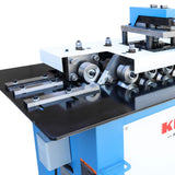 Pittburghs Lock Rollformer PF20G, with Auto Guide Flanging Attachment, Sheet Metal Lock Former for HVAC Duct Fabrication