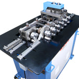Pittburghs Lock Rollformer PF20G, with Auto Guide Flanging Attachment, Sheet Metal Lock Former for HVAC Duct Fabrication