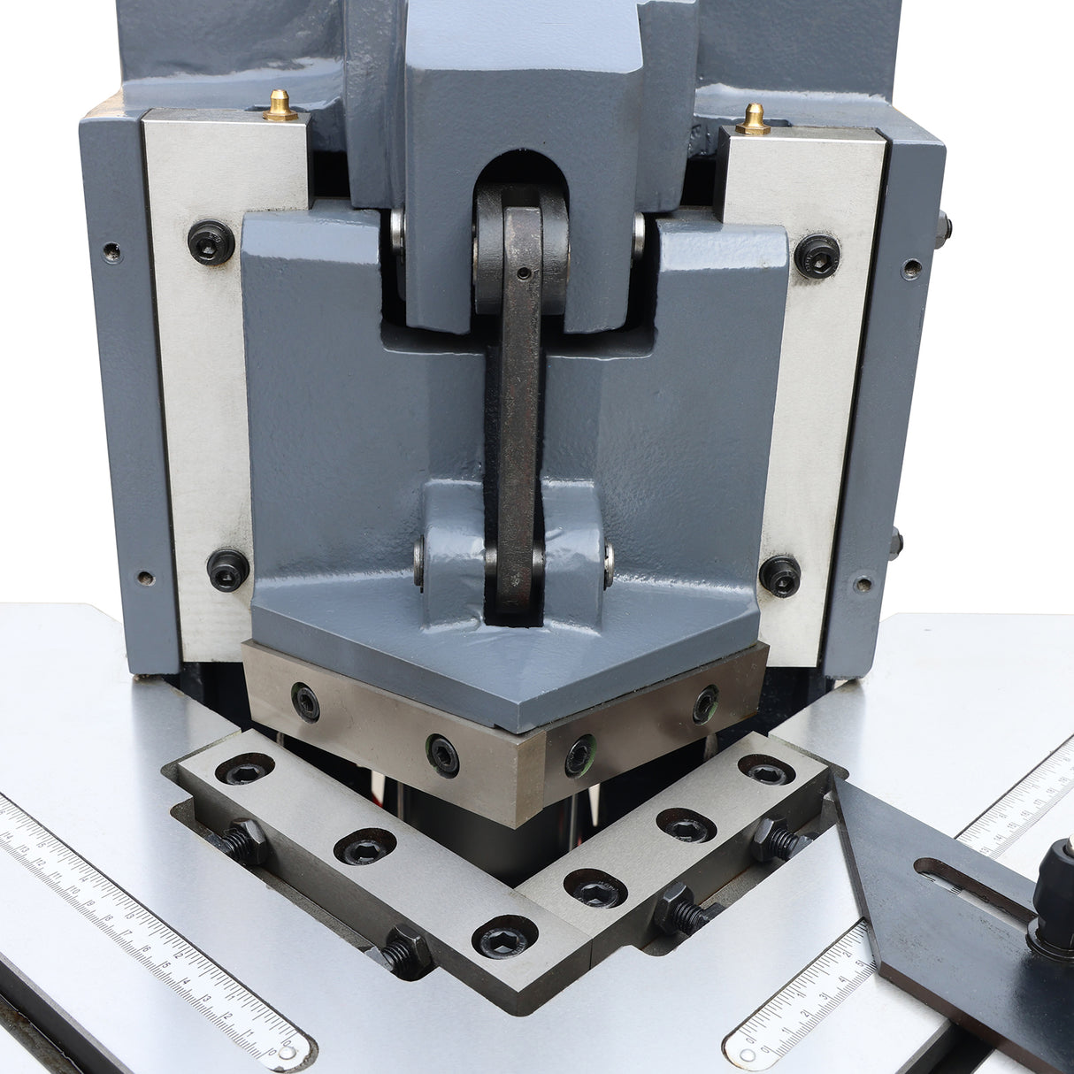 Pneumatic Plate Notcher PNM-130, Fixed Angle Plate Notching Machine