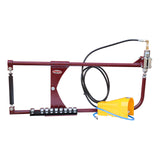 Planishing Hammer PPH-24, Air Operated 610mm Sheet Panel Beating, Benchtop Air Hammer with 9 Anvils