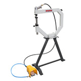Pneumatic Planishing Hammer PPH-500, 500mm Thraot Sheet Panel Beating Tools, Planishing Hammer With Steel Frame Stand and Foot Pedal
