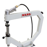 Pneumatic Planishing Hammer PPH-500, 500mm Thraot Sheet Panel Beating Tools, Planishing Hammer With Steel Frame Stand and Foot Pedal