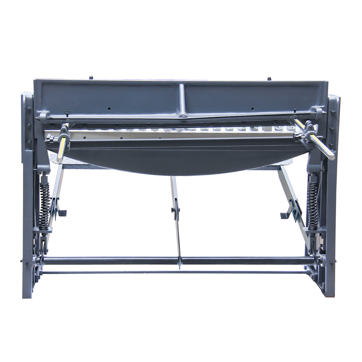 Manual Treadle Guillotine back side