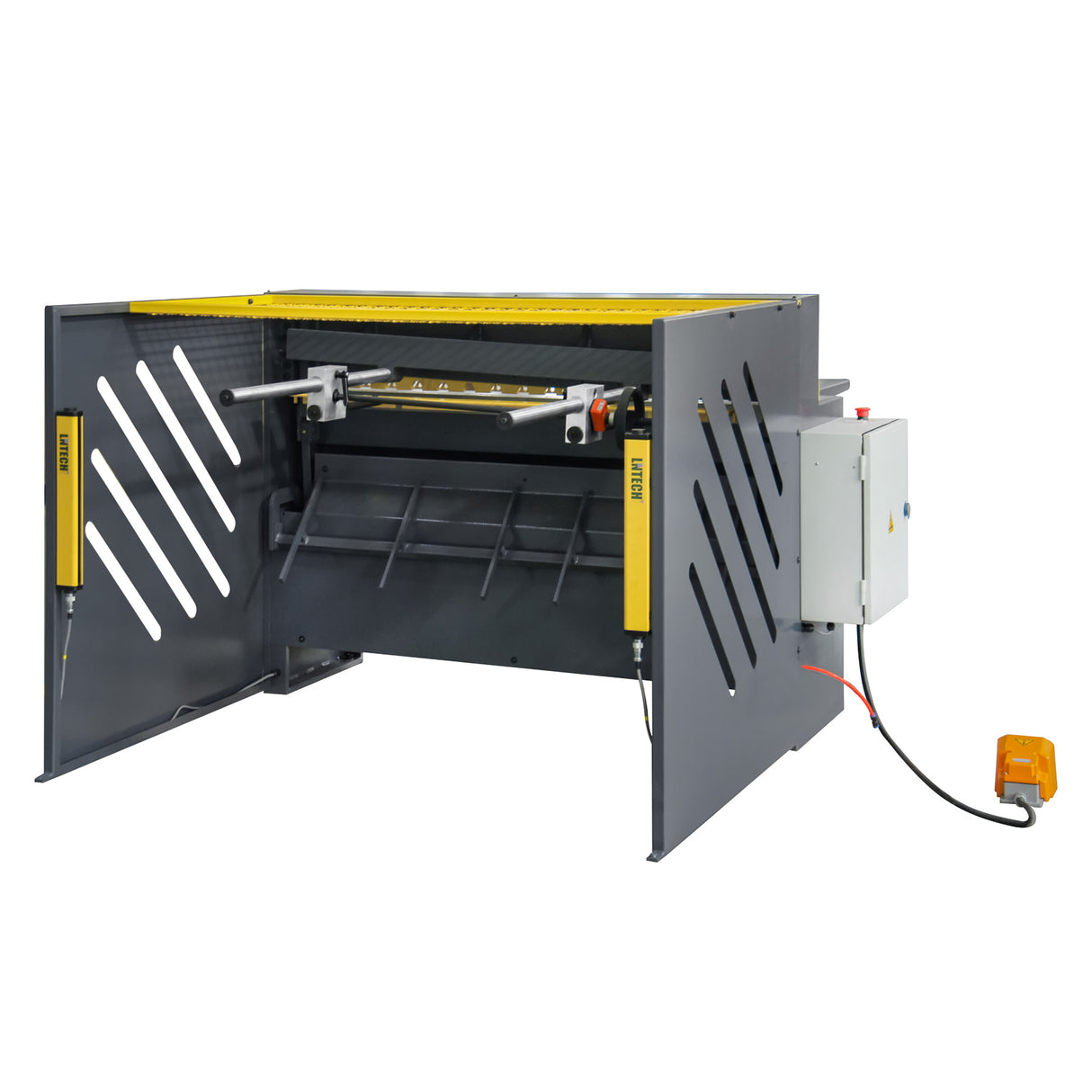 Motorised Guillotine Q11-4811A, Gear Drive Guillotine & Pneumatic Sheet Support, 3x1250mm Sheet Metal Cutting