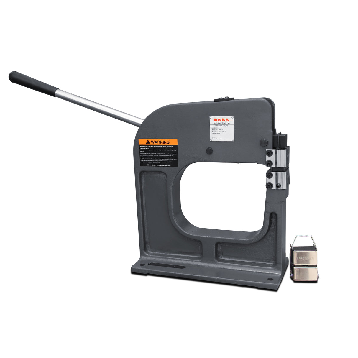 Sheet Metal Shrinker Stretcher SS-16, Hand-operated Sheet Metal Shaping Tools, 1.5mm Thick 208mm Throat Depth Sheet Shrinking & Stretching