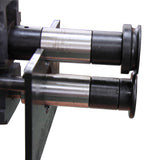 Manual Swage & Jenny TB-12,  200mm Heavy-Duty Hand Swager, 1.2mm Thickness, HAVC Tools Fabrication Bead Bending with 4 Sets Standard Rollers