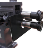 Manual Swage & Jenny TB-12,  200mm Heavy-Duty Hand Swager, 1.2mm Thickness, HAVC Tools Fabrication Bead Bending with 4 Sets Standard Rollers