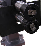 Manual Swage & Jenny TB-12,  200mm Heavy-Duty Hand Swager, 1.2mm Thickness, HAVC Tools Fabrication Bead Bending with 4 Sets Standard Rollers