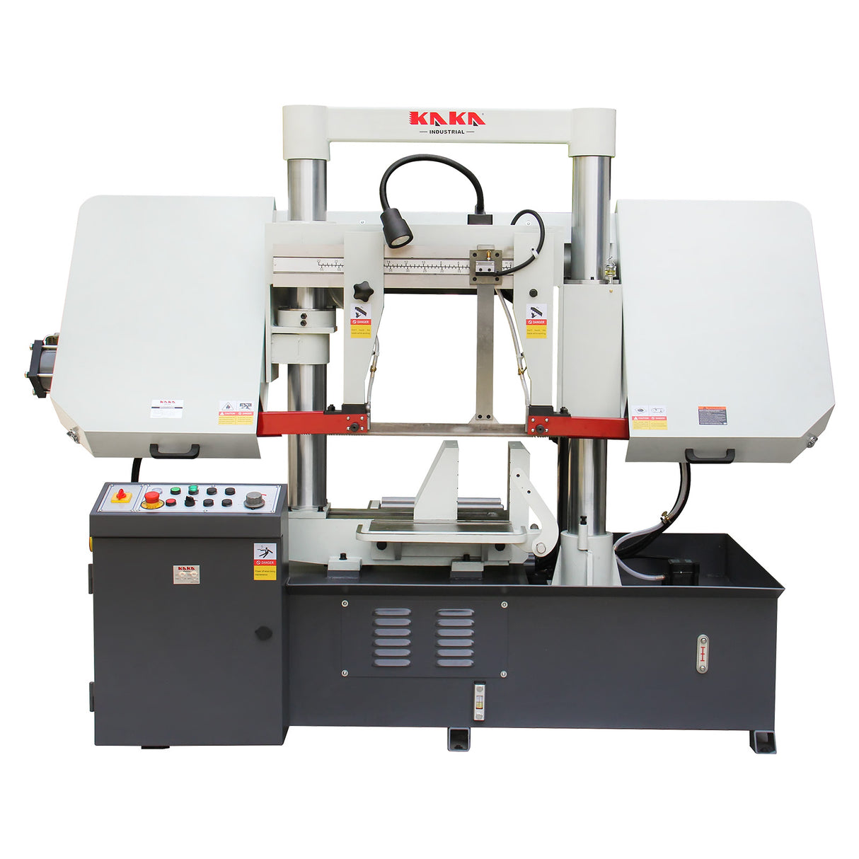 Double Column Band Saw TGK-16, ø400mm-400x400mm Gear Drive Double Column Band Saw with Hydraulic Clamping, Structural Steel Cutting Saw
