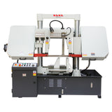 Double Column Band Saw TGK-16, ø400mm-400x400mm Gear Drive Double Column Band Saw with Hydraulic Clamping, Structural Steel Cutting Saw