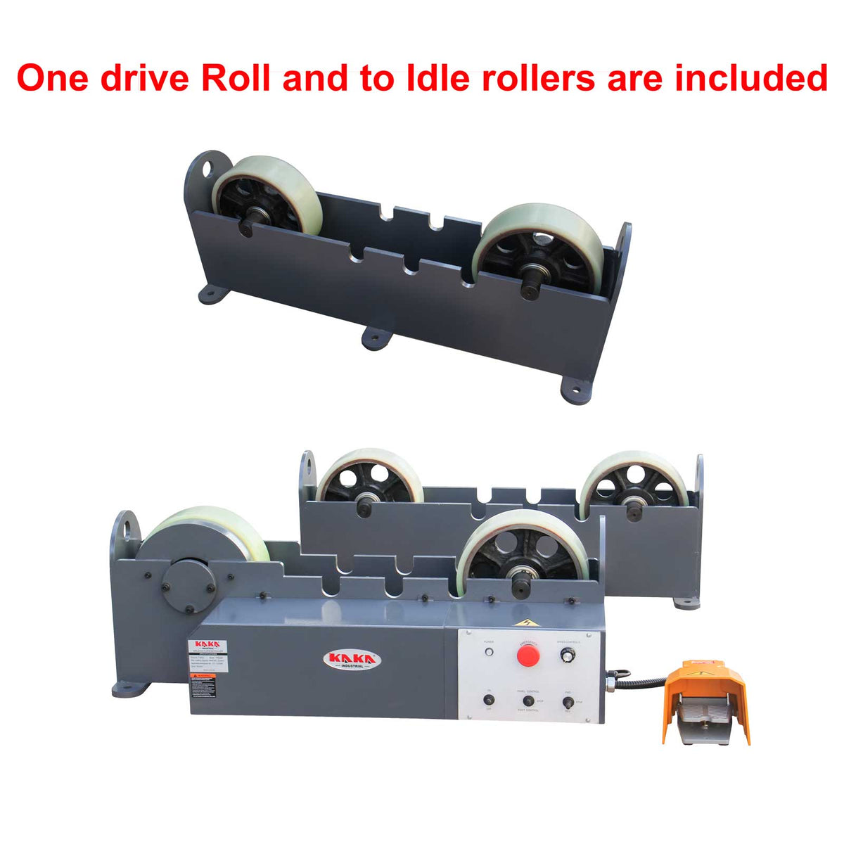 Motorised Welding Turn Roller TRS2200 with One Extra Idle Roller