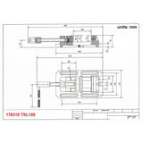 KANG Industrial TSL-100, Drill Press Vise, Low Profile Metal Milling Drill Press Vice