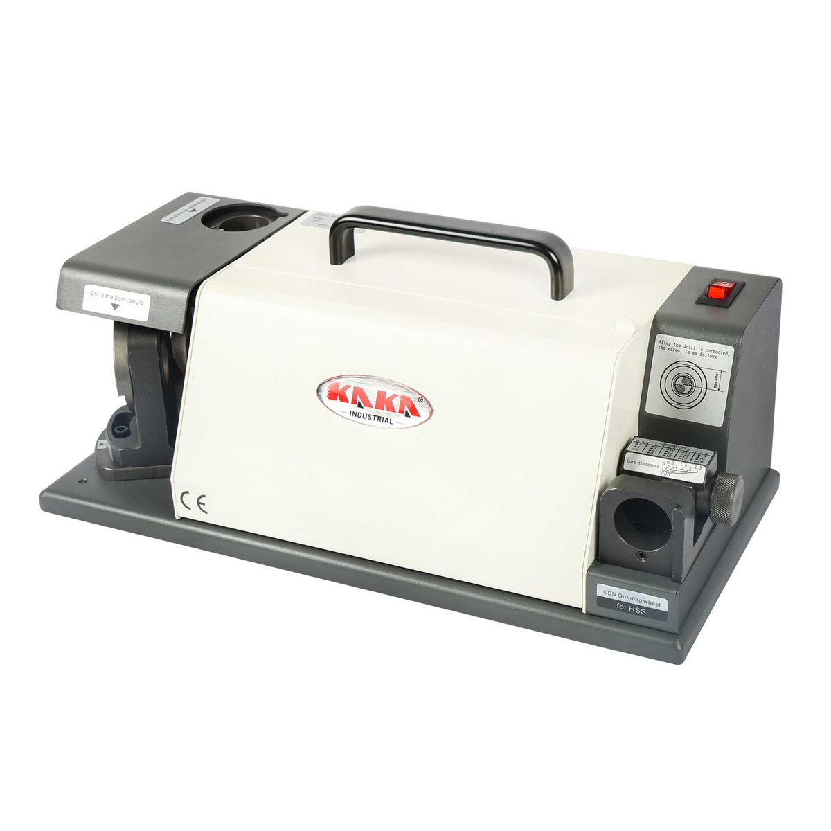 Drill Bits Sharpener and Grinder TX-Z20,  C/W 18 Collets Precision Drill Sharpener, 95°-140° Point Angle Adjustable Drill Bit Re-Sharpener,