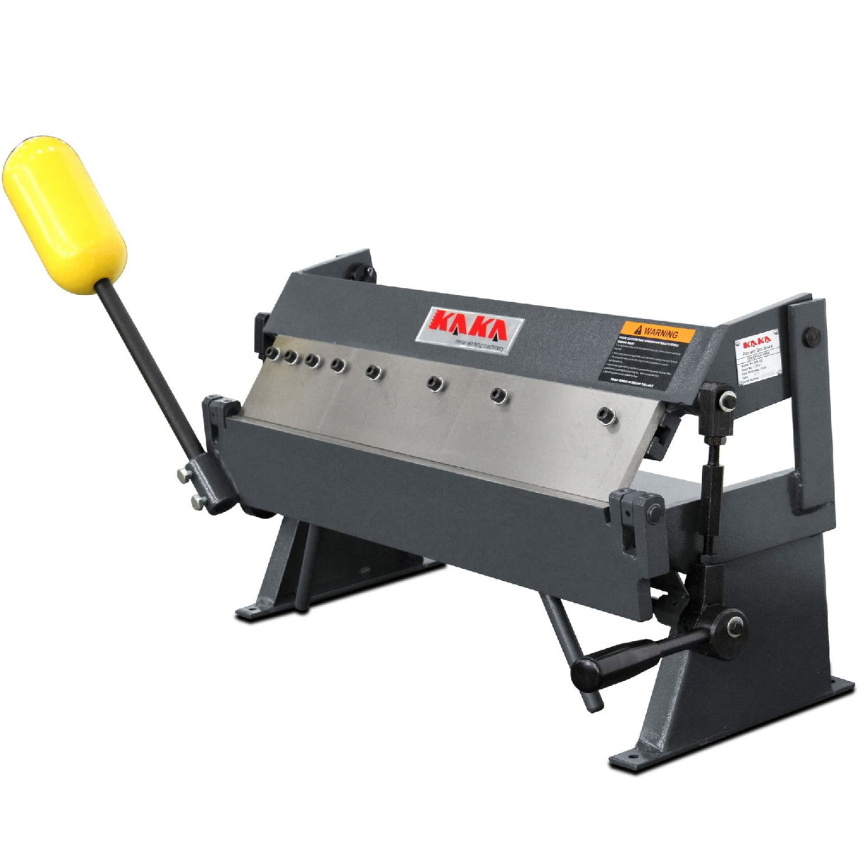 KANG Industrial W-2416Z, 610mm Sheet Metal Pan and Box Brake, Max Thickness 1.5mm Mild Steel Capacity,Angle 1-135 Degree, Pan and Box Brake Machine