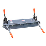 610mm Sheet Metal Bender W-2418, Bench Mounted Sheet Metal Folder for 1.2x610mm Plate, 135 ° Bending Machine