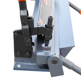 610mm Sheet Metal Bender W-2418, Bench Mounted Sheet Metal Folder for 1.2x610mm Plate, 135 ° Bending Machine