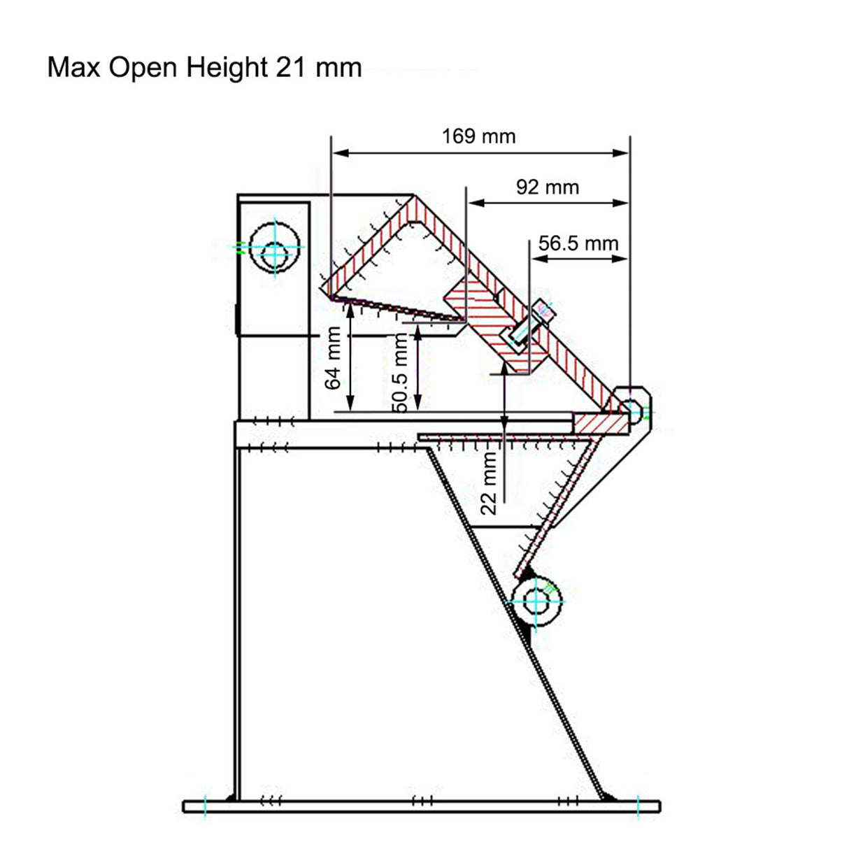 It can bends mild steels up to 20 gauge thick 24-inches wide with angle 0-135 degrees