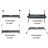 KANG Industrial W-3018 Sheet Metal Bending Brake, 760mm Length Portable Metal Bender 0-90 Degrees Adjustable Steel Bender