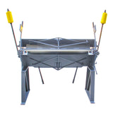 Sheet Metal Folder W-4812 1220mm Heavy-Duty Manual Panbrake, 2.5mm Mild Steel Bending Thick, High Versatility and Durability Sheet Metal Box Pan Brake