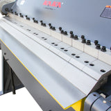 Sheet Metal Folder W-4812 1220mm Heavy-Duty Manual Panbrake, 2.5mm Mild Steel Bending Thick, High Versatility and Durability Sheet Metal Box Pan Brake